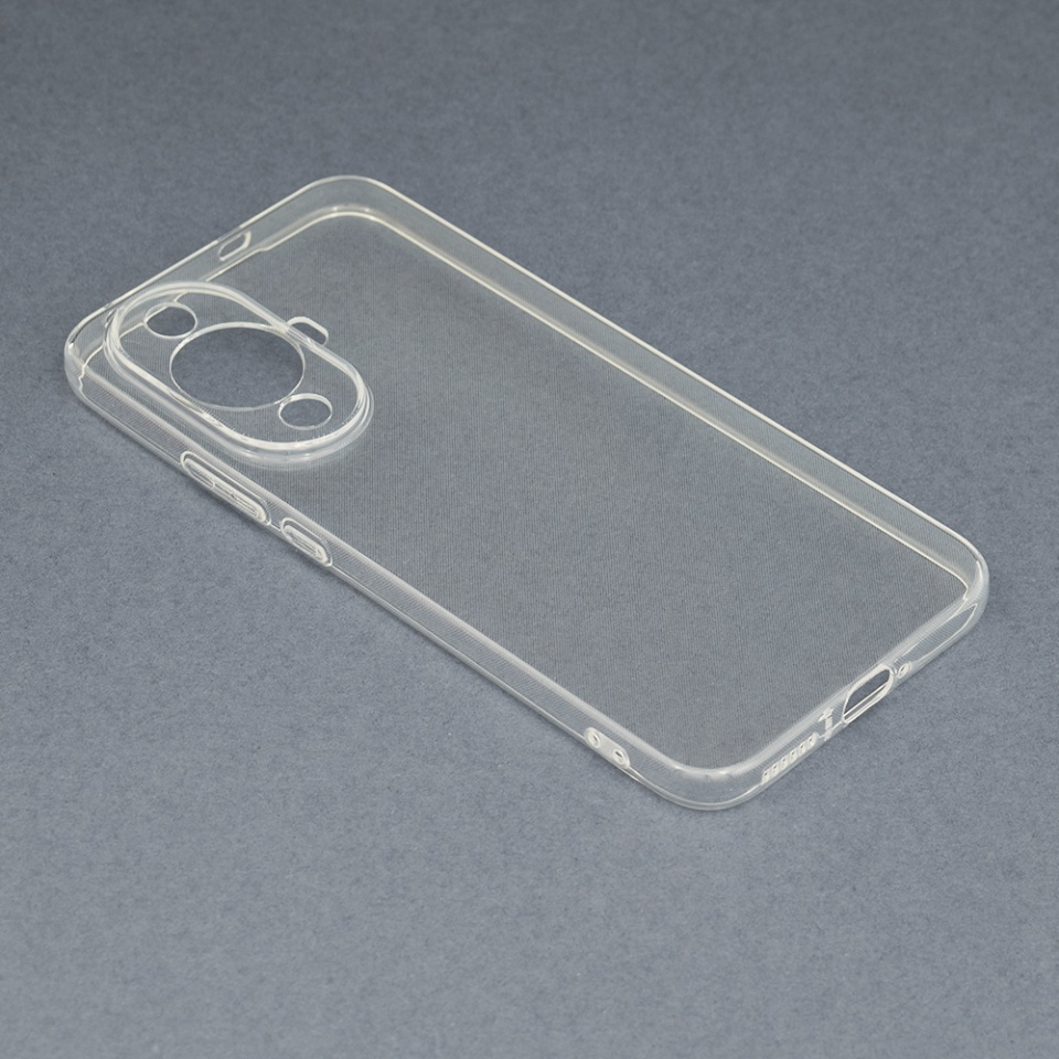 Husa pentru Huawei nova 11 / nova 12s, SKYDDAR INNOVATION, ClearGuard, din silicon transparent, set cu sticker, Transparenta - 1 | YEO