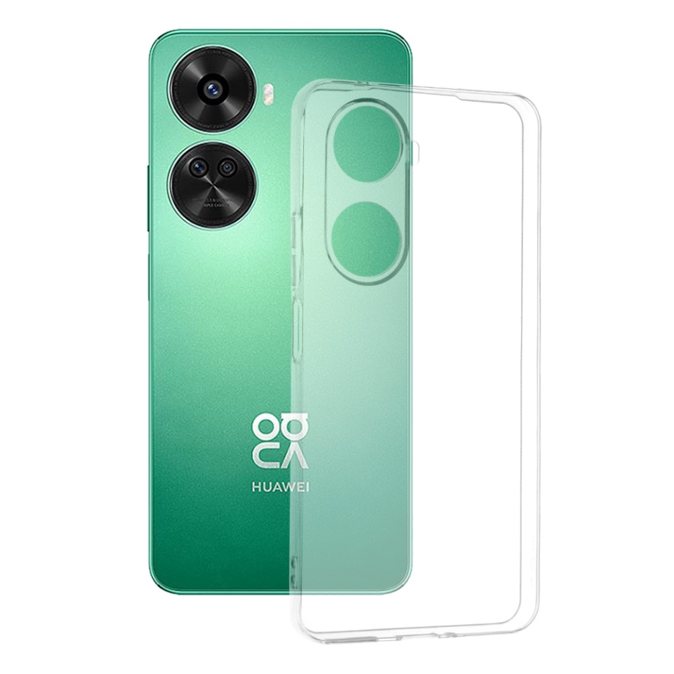 Husa pentru Huawei nova 11 SE / nova 12 SE din silicon transparent, SKDR ClearGuard - Transparent
