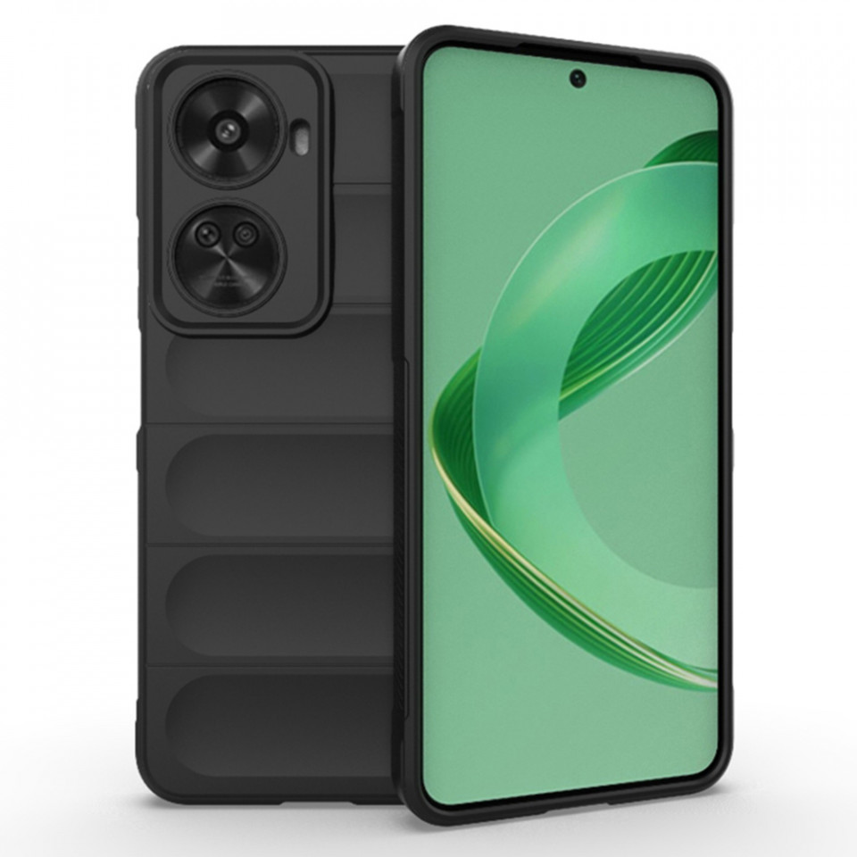 Husa pentru Huawei nova 11 SE / nova 12 SE eleganta, din silicon mat, SKDR Vogue - Negru