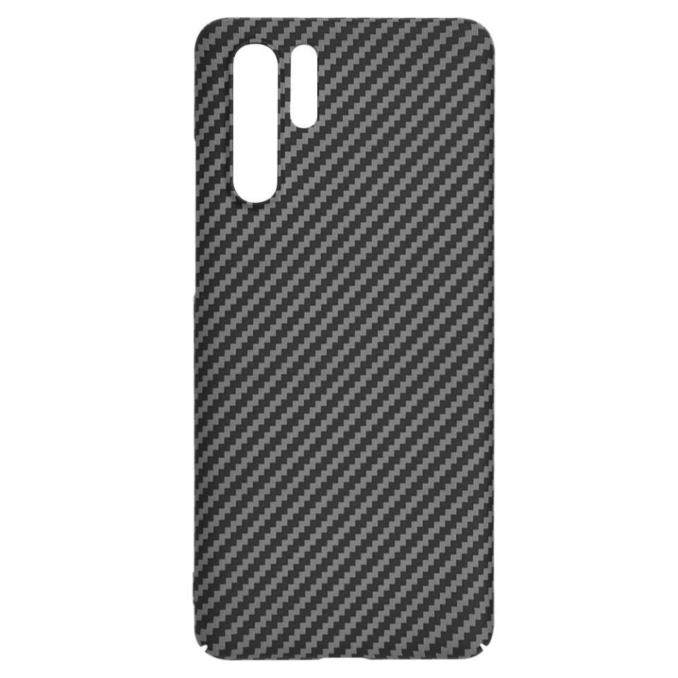 Husa pentru Huawei P30 Pro / P30 Pro New Edition, Finisaj Premium cu Textura de Carbon, Design Elegant, SKDR CarbonFlex - Negru - 3 | YEO