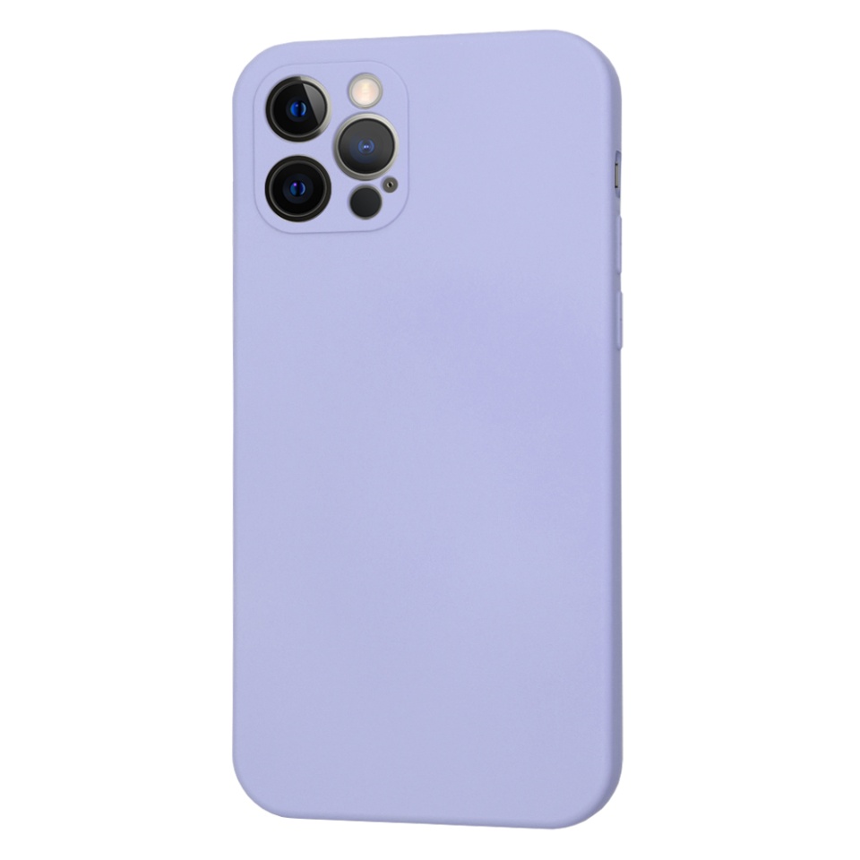 Husa pentru iPhone 12 Pro din Silicon Catifelat, Protectie Premium, Skyddar SoftElegance MagSafe - Violet - 2 | YEO