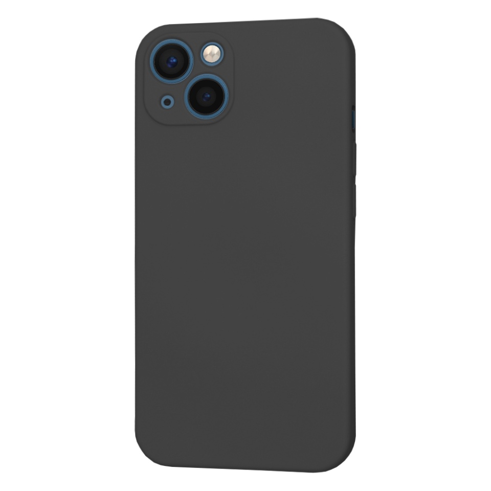 Husa pentru iPhone 13 din Silicon Catifelat, Protectie Premium, Skyddar SoftElegance MagSafe - Negru - 2 | YEO