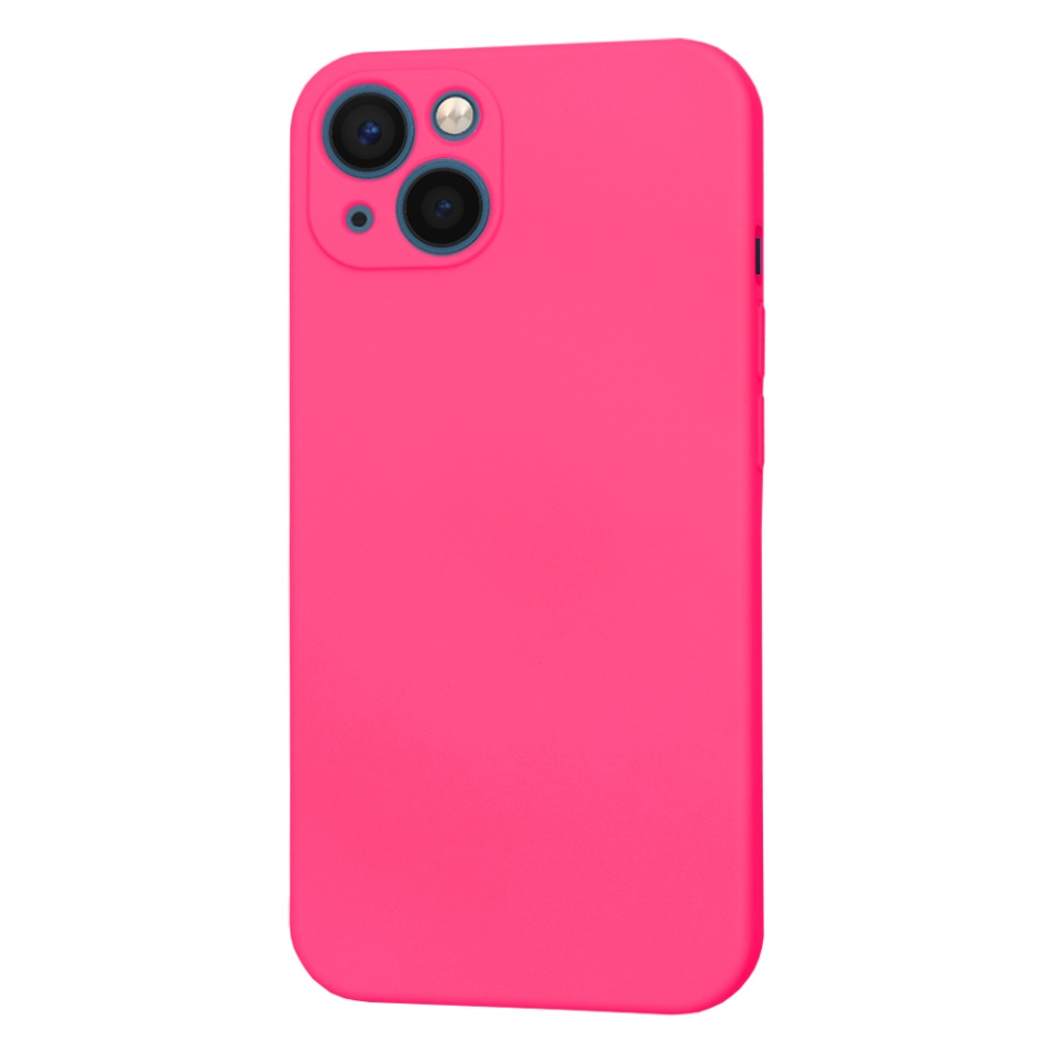 Husa pentru iPhone 13 din Silicon Catifelat, Protectie Premium, Skyddar SoftElegance MagSafe - Fucsia - 2 | YEO