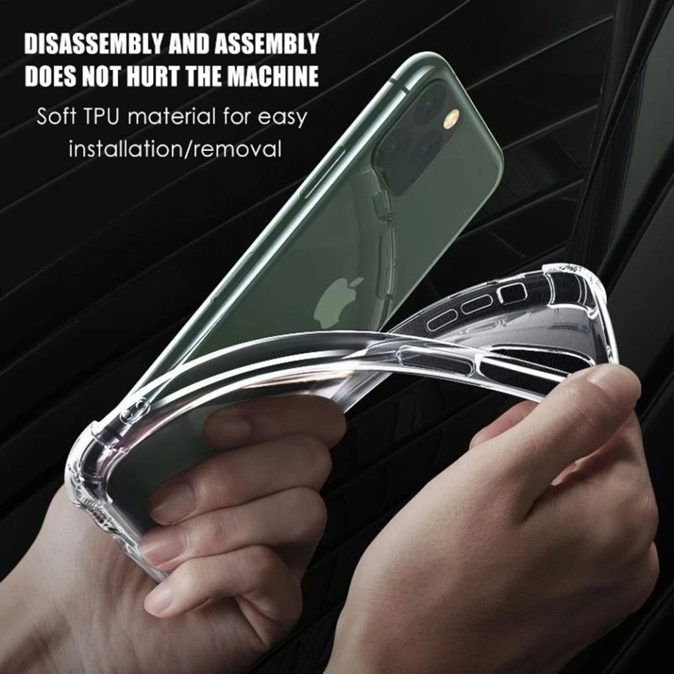 Husa pentru iPhone 13 Pro , SKYDDAR INNOVATION, Shockproof Clear din Silicon Slim, Transparenta, set cu sticker - 1 | YEO