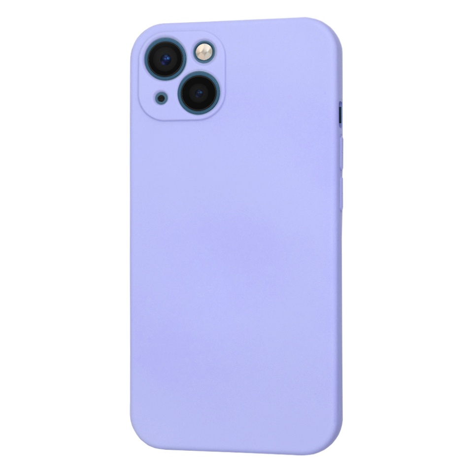 Husa pentru iPhone 13, SKYDDAR INNOVATION, din Silicon Catifelat, SoftFlex Magsafe, Violet, set cu sticker - 1 | YEO