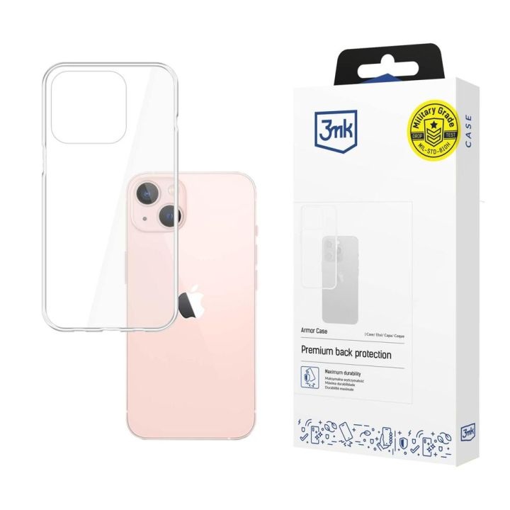 Husa pentru iPhone 14, 3mk Armor Case, Clear