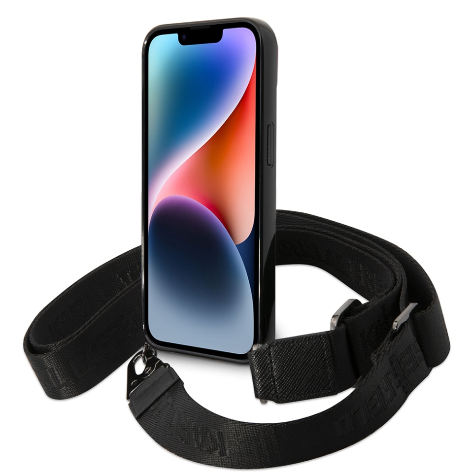 Husa pentru iPhone 14 Hardcase, Karl Lagerfeld - Roz - 3 | YEO