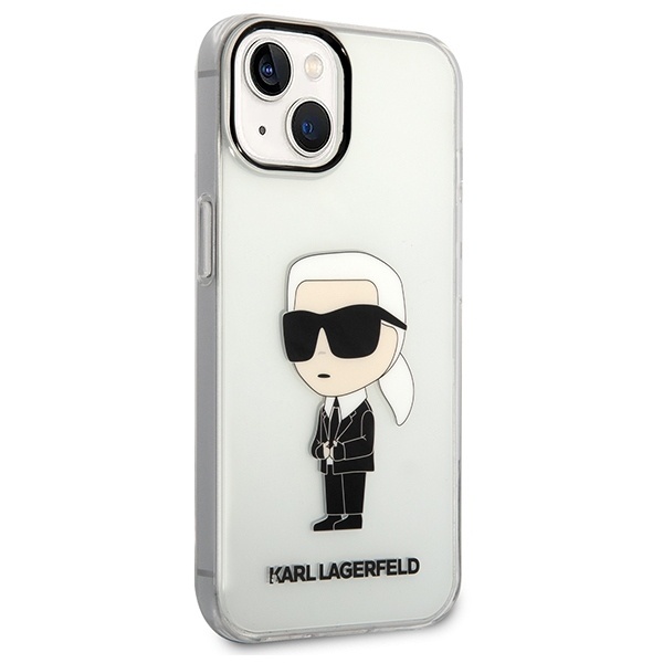 Husa pentru iPhone 14 Plus, Hardcase Transparent, Karl Lagerfeld, Transparenta - 3 | YEO