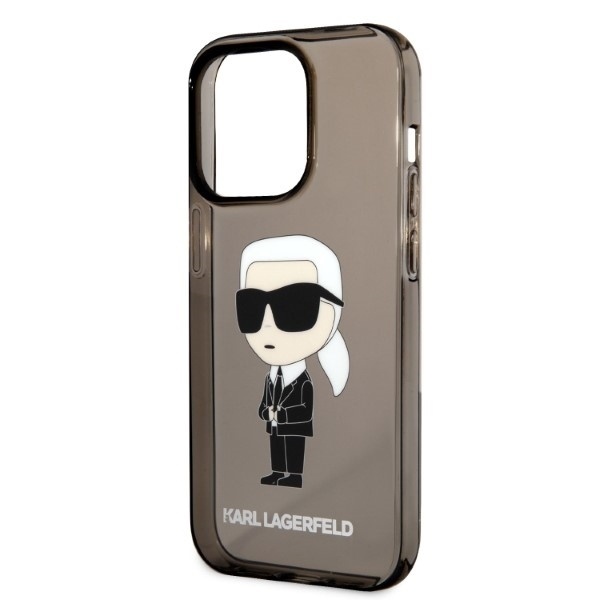 Husa pentru iPhone 14 Pro Max Hardcase, Karl Lagerfeld - Negru - 1 | YEO