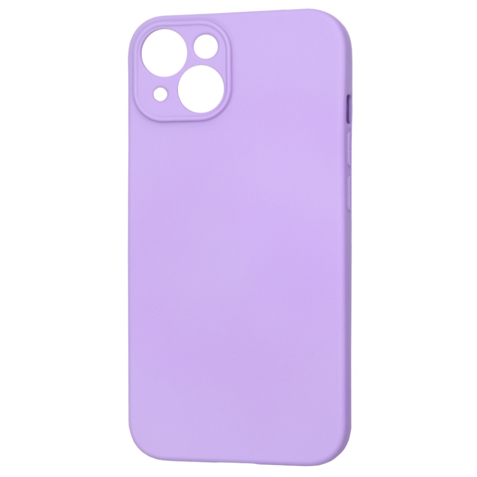 Husa pentru iPhone 14, SKYDDAR INNOVATION, din Silicon Catifelat, SoftFlex Magsafe, Violet, set cu sticker - 2 | YEO