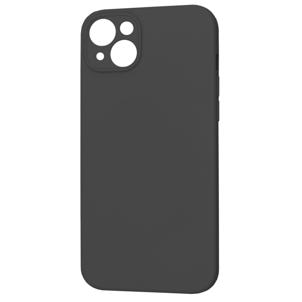 Husa pentru iPhone 15 Plus, SKYDDAR INNOVATION, din Silicon Catifelat, SoftFlex Magsafe, Negru, set cu sticker - 2 | YEO