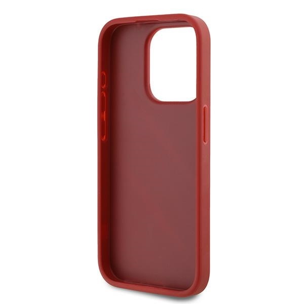 Husa pentru iPhone 15 Pro Max, Diagonal Quilted Script, Karl Lagerfeld - Rosu - 3 | YEO