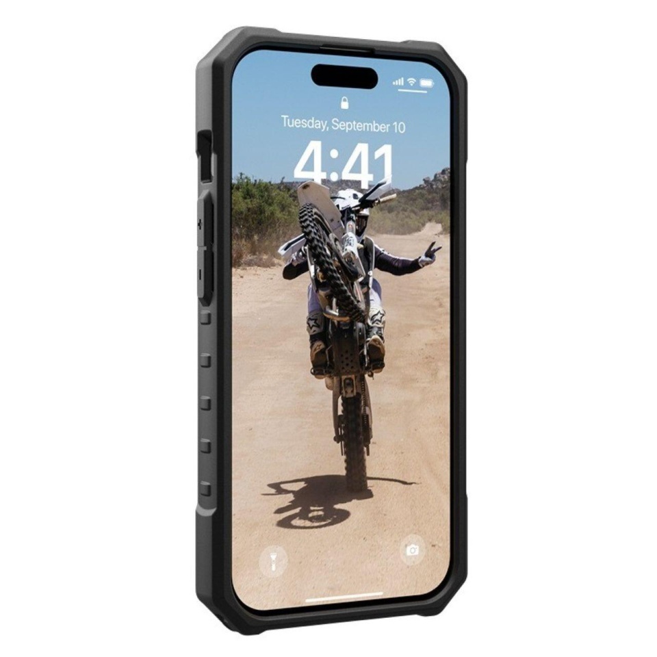 Husa pentru iPhone 15 Pro, Pathfinder MagSafe, UAG - Argintiu - 3 | YEO