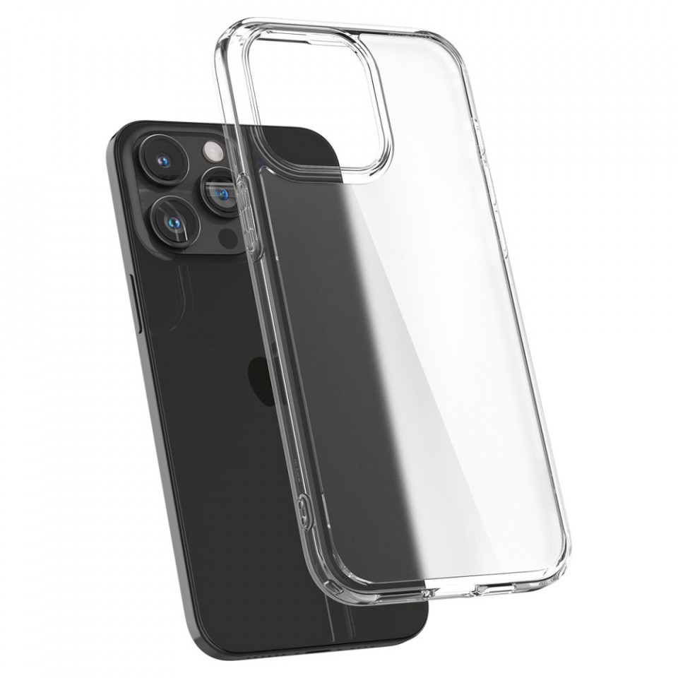 Husa pentru iPhone 15 Pro - Spigen Ultra Hybrid - Frost Clear - 1 | YEO