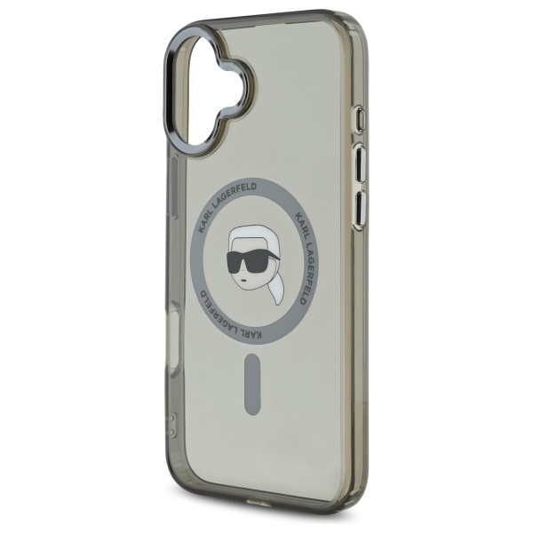 Husa pentru iPhone 16, Karl Lagerfeld, IML MagSafe, Negru - 1 | YEO