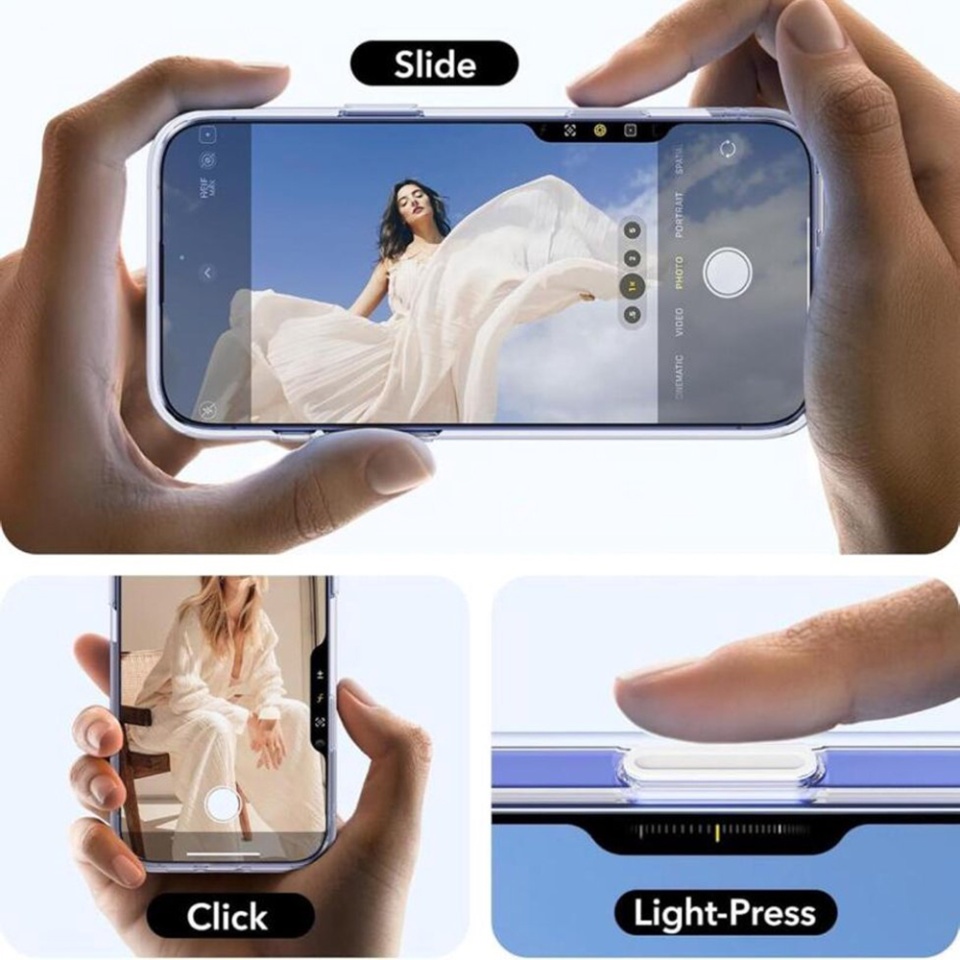 Husa pentru iPhone 16 Plus, slim, ESR Classic Hybrid HaloLock Kickstand, Transparenta - 2 | YEO
