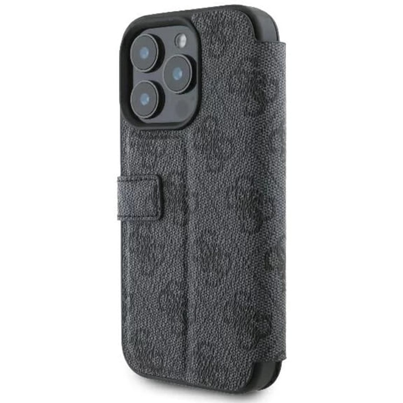 Husa pentru iPhone 16 Pro, Book, Guess - Negru - 3 | YEO