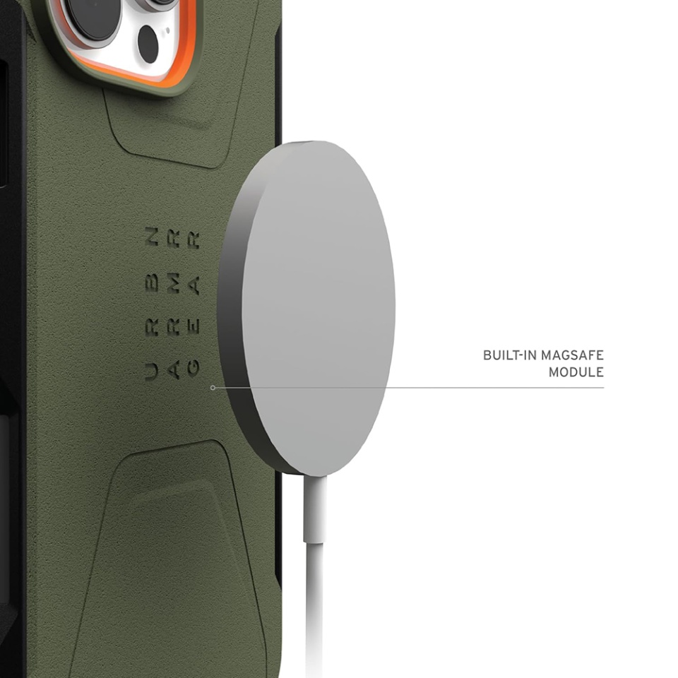 Husa pentru iPhone 16 Pro, Civilian Pro MagSafe, UAG - Verde - 1 | YEO