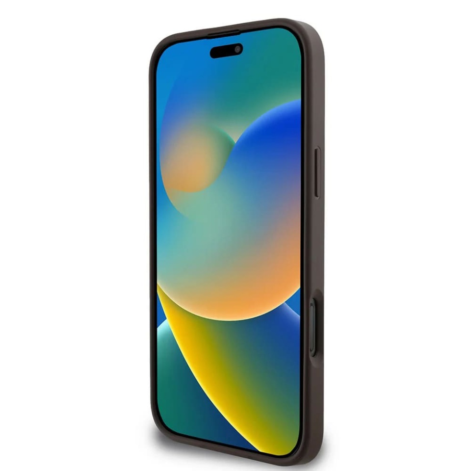 Husa pentru iPhone 16 Pro, Guess Hardcase 4G Big Logo, Protectie Slim, Compatibila, Maro - 2 | YEO