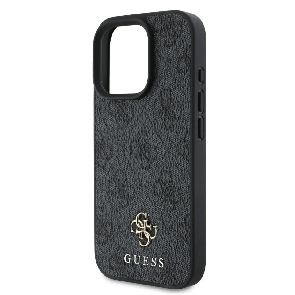 Husa pentru iPhone 16 Pro, Guess, Hardcase 4G Classic MagSafe, Negru - 3 | YEO