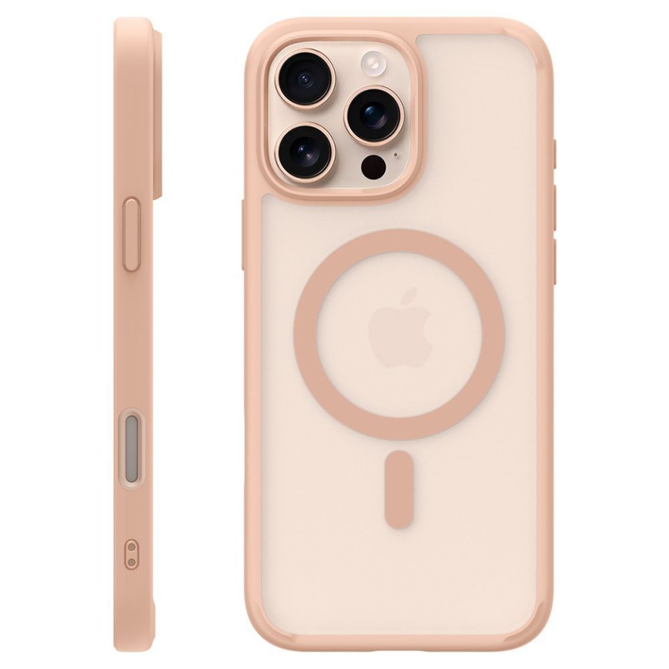 Husa pentru iPhone 16 Pro Max, Ultra Hybrid T MagSafe, Spigen - Roz - 3 | YEO