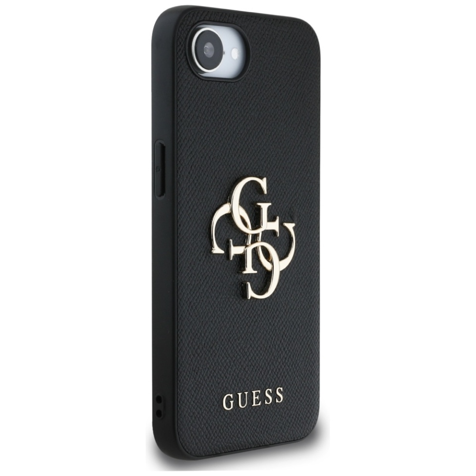 Husa pentru iPhone 16e, Guess, Hardcase 4G Charm, Negru - 2 | YEO