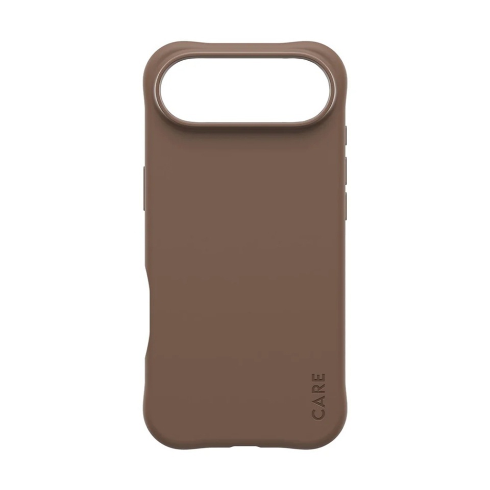 Husa pentru iPhone 17 Air, PanzerGlass, CARE Fashionable Case, Silicon Soft Touch Slim Eco-Friendly cu Protectie Avansata si Compatibilitate Wireless, Antialunecare, Antiamprenta, Maro - 1 | YEO