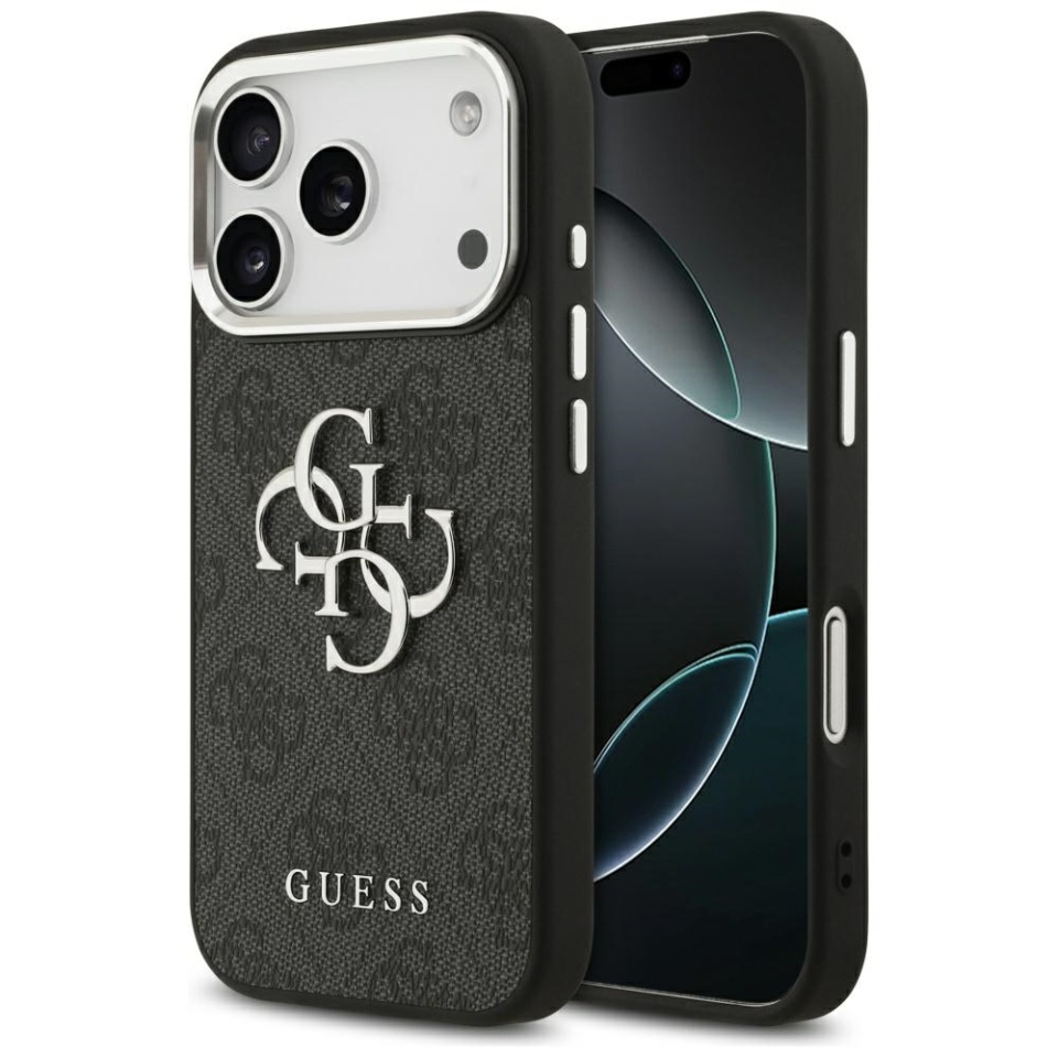 Husa pentru iPhone 17 Pro, Guess Big 4G Logo Classic Logo, Negru