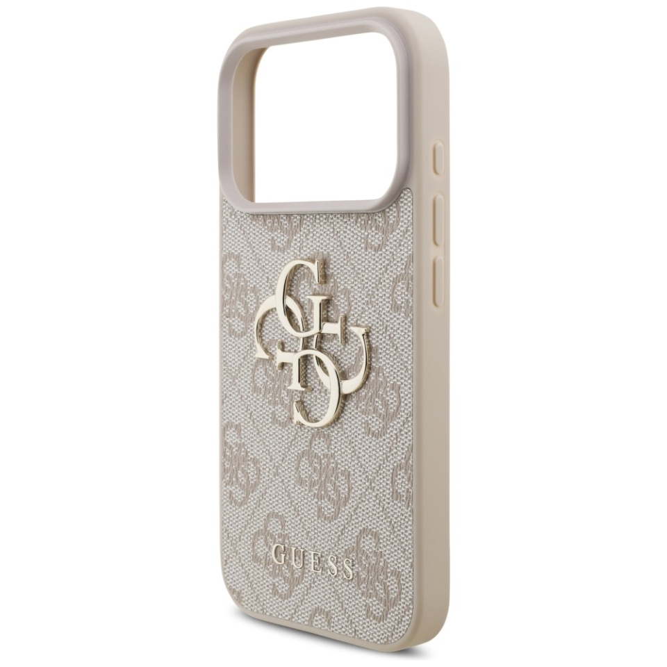 Husa pentru iPhone 17 Pro, Guess Hardcase 4G Big Logo, Protectie Slim, Compatibila, Roz - 1 | YEO