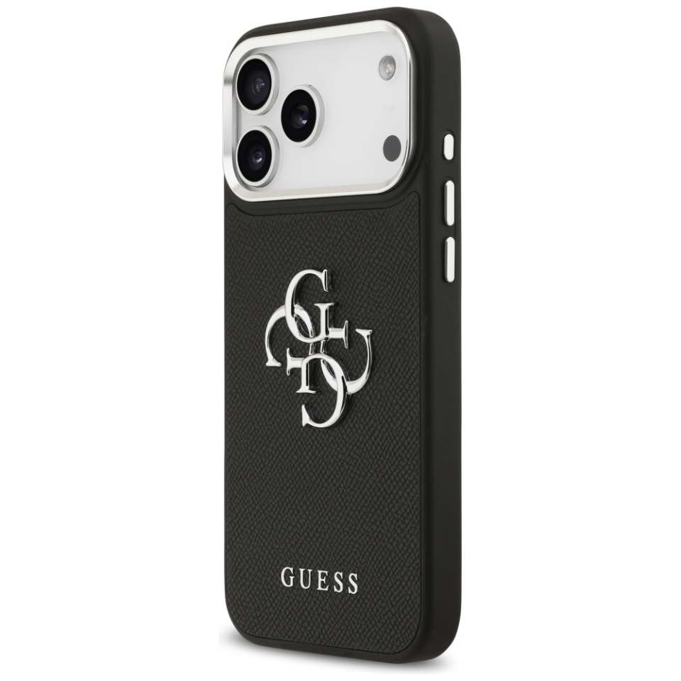 Husa pentru iPhone 17 Pro Max, Guess Big 4G Logo Classic Logo, Negru - 2 | YEO