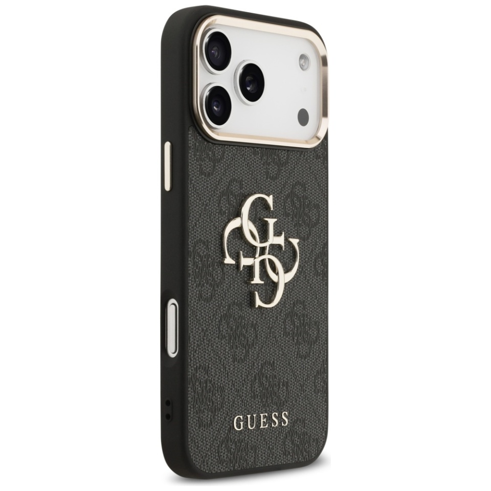 Husa pentru iPhone 17 Pro Max, Guess Hardcase Guess Big 4G Classic Logo, Protectie Slim, Compatibila, Negru - 3 | YEO