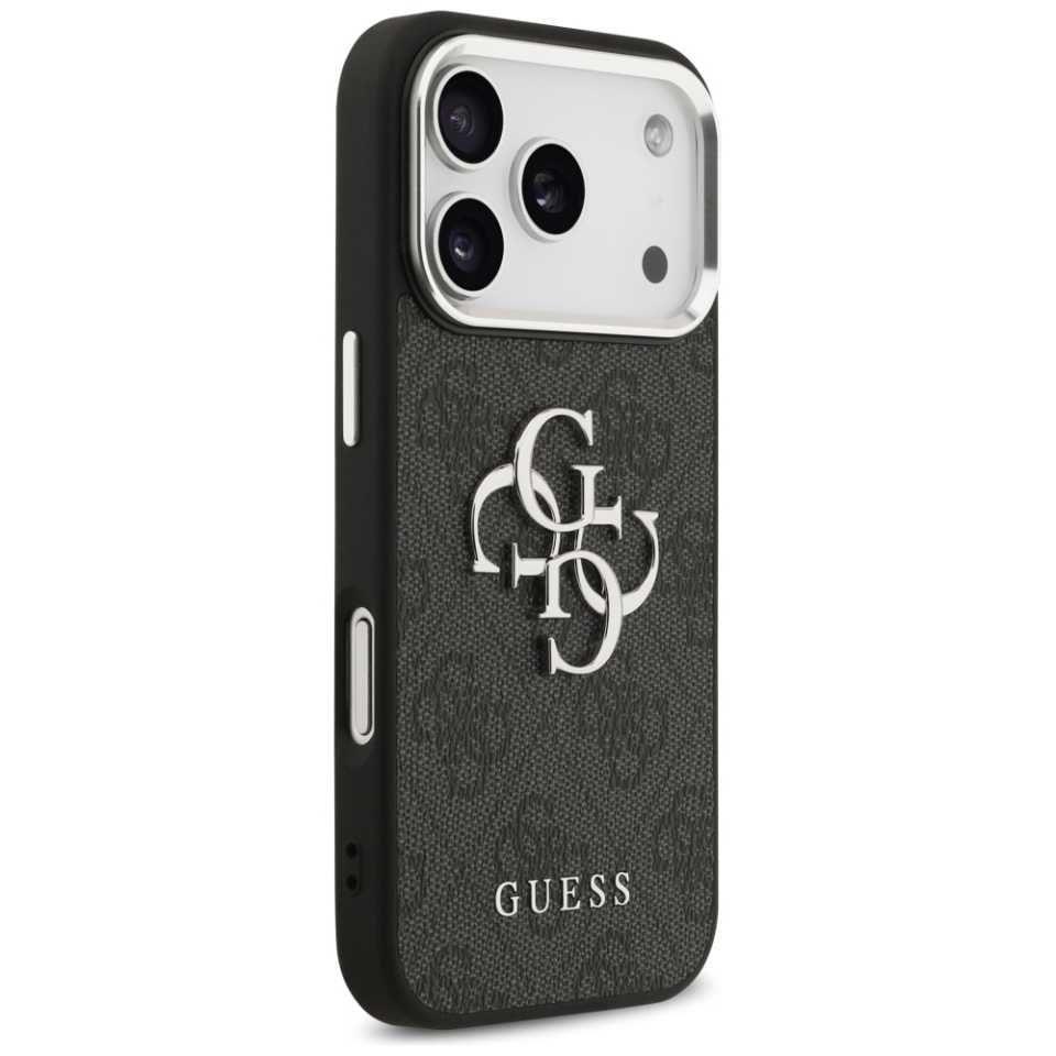 Husa pentru iPhone 17 Pro Max, Guess Hardcase Guess Big 4G Classic Logo, Protectie Slim, Compatibila, Negru - 3 | YEO