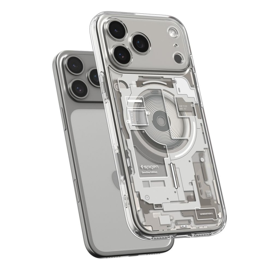 Husa pentru iPhone 17 Pro Max, Spigen Ultra Hybrid Zero One - Natural - 3 | YEO