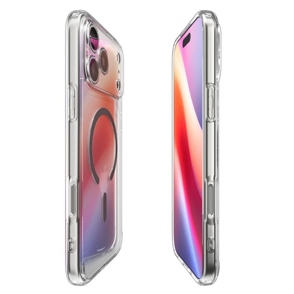 Husa pentru iPhone 17 Pro Max, Ultra Hybrid T MagSafe, Spigen, Transparenta - 3 | YEO
