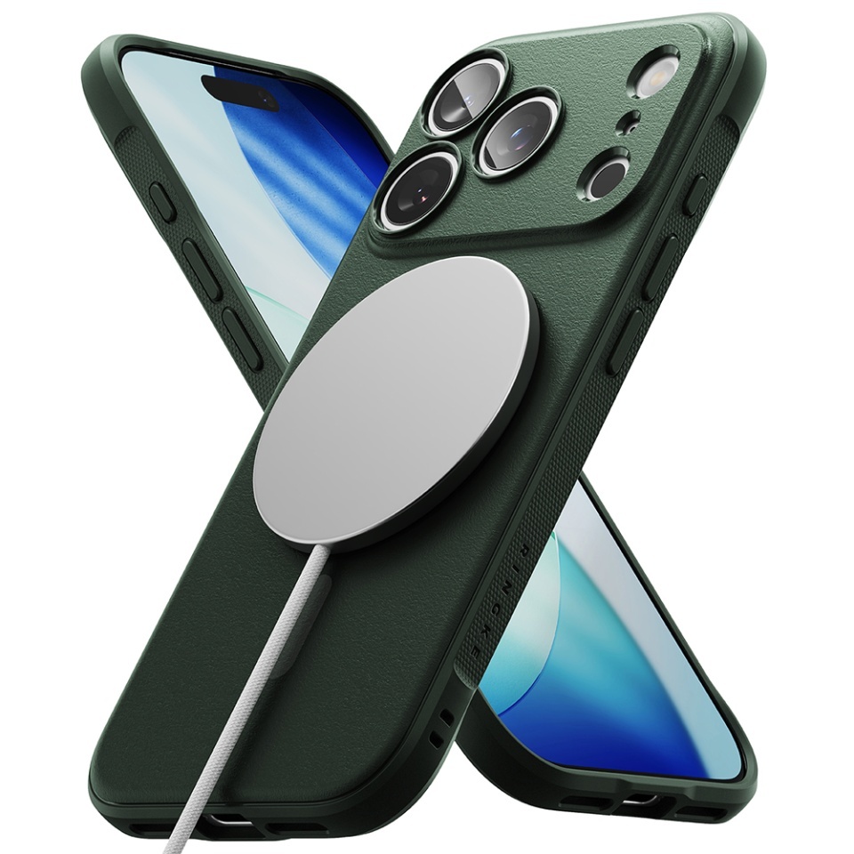 Husa pentru iPhone 17 Pro, Ringke Onyx, Verde - 1 | YEO