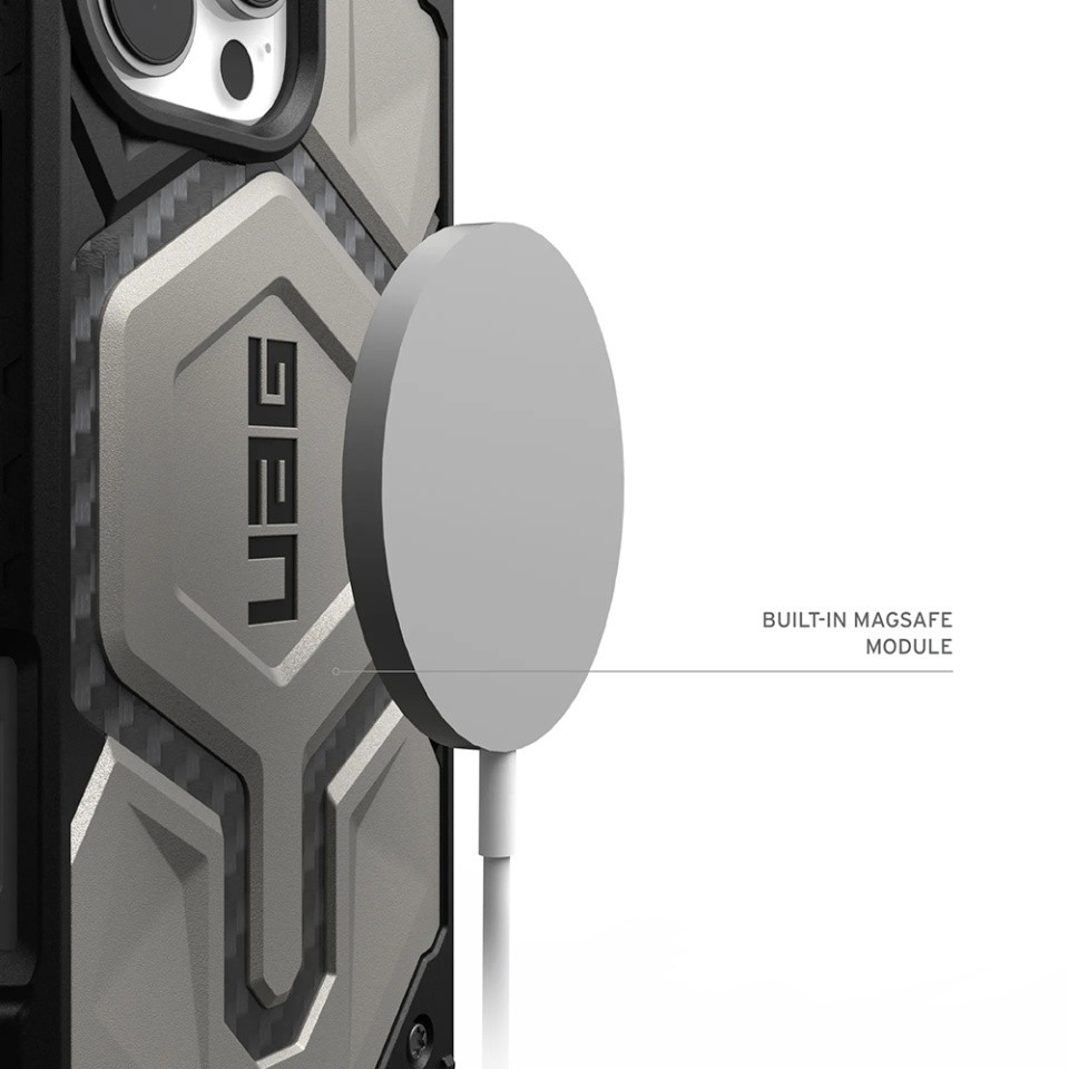Husa pentru iPhone 17 Pro, UAG Monarch Pro, Gri - 4 | YEO