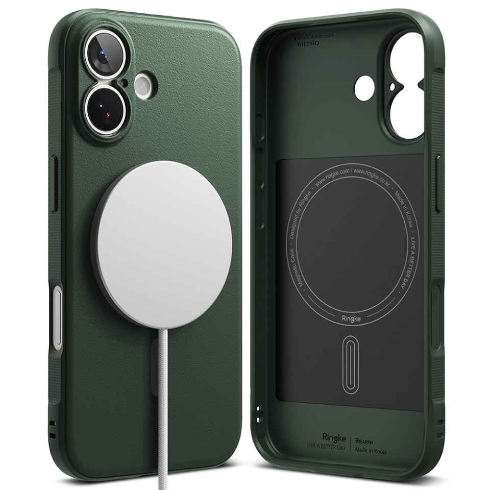 Husa pentru iPhone 17, Ringke Onyx, Verde