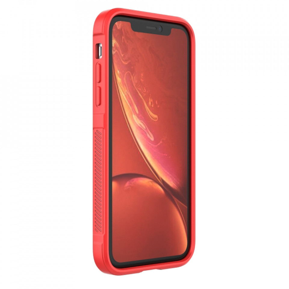 Husa pentru iPhone XR eleganta, din silicon mat, SKDR Vogue - Negru - 2 | YEO