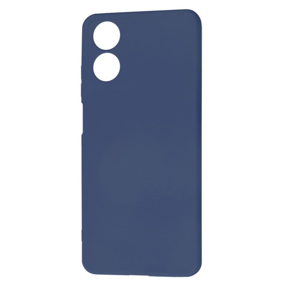 Husa pentru Motorola Moto G04 / Moto G04s / Moto E14 din Silicon Catifelat, Protectie Premium, Skyddar SoftElegance - Bleumarin - 1 | YEO