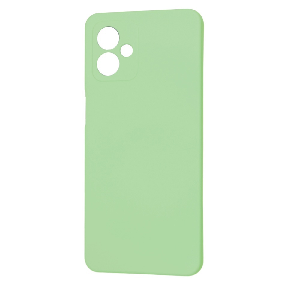 Husa pentru Motorola Moto G14, SKYDDAR INNOVATION, din Silicon Catifelat, SoftElegance, set cu sticker, Verde deschis - 3 | YEO