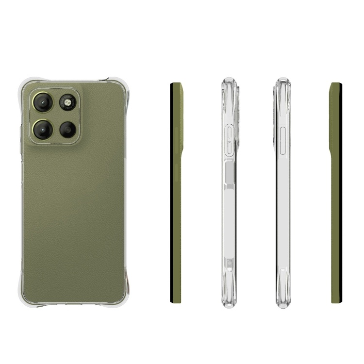 Husa pentru Motorola Moto G15 / Moto G15 Power din silicon slim, anti soc, Skyddar Shock - Transparenta - 2 | YEO