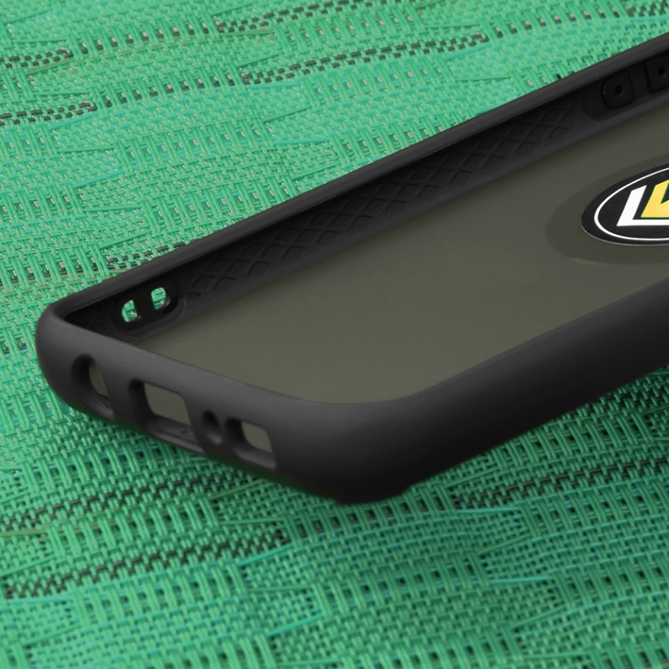 Husa pentru Motorola Moto G31 / Moto G41, SKYDDAR INNOVATION, Glinth cu Inel Rotativ 360° Magnetic, Negru, set cu sticker - 2 | YEO