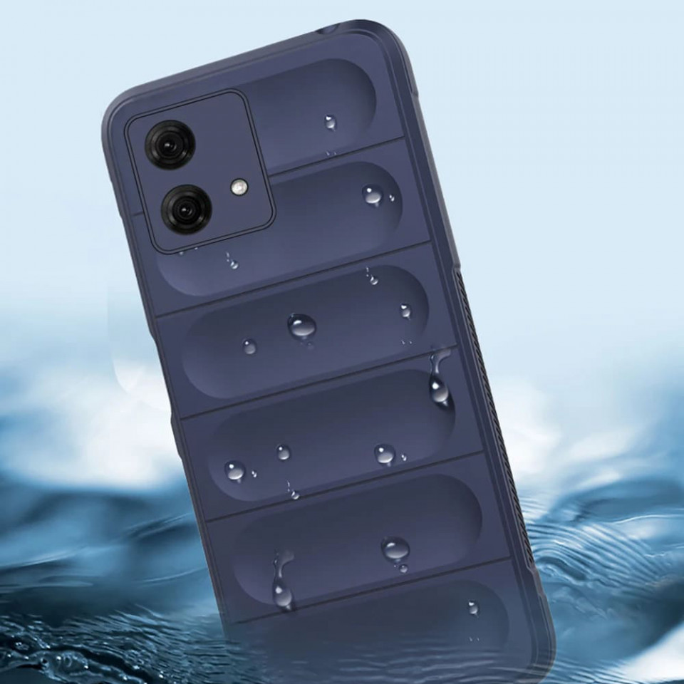 Husa pentru Motorola Moto G84 eleganta, din silicon mat, SKDR Vogue - Rosu - 1 | YEO