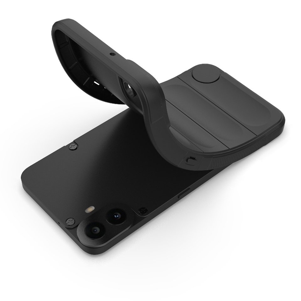 Husa pentru Nothing CMF Phone 1 eleganta, din silicon mat, SKDR Vogue - Rosu - 2 | YEO