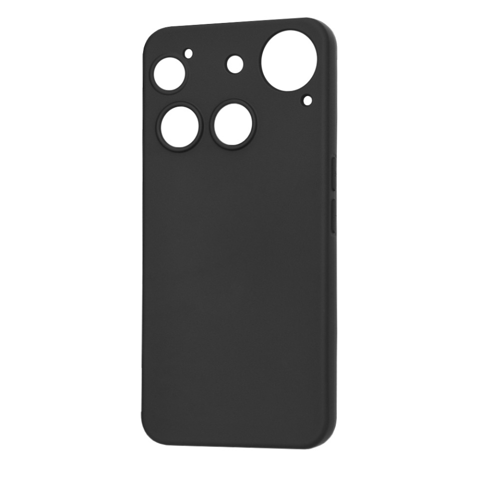 Husa pentru Nothing Phone (3), SKYDDAR INNOVATION, din Silicon Catifelat, SoftElegance, set cu sticker, Negru - 3 | YEO