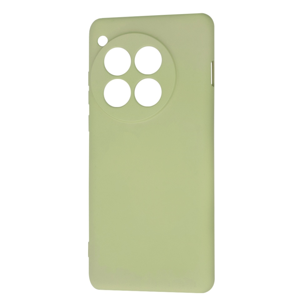 Husa pentru OnePlus 12 din Silicon Catifelat, Protectie Premium, Skyddar SoftElegance - Verde - 1 | YEO