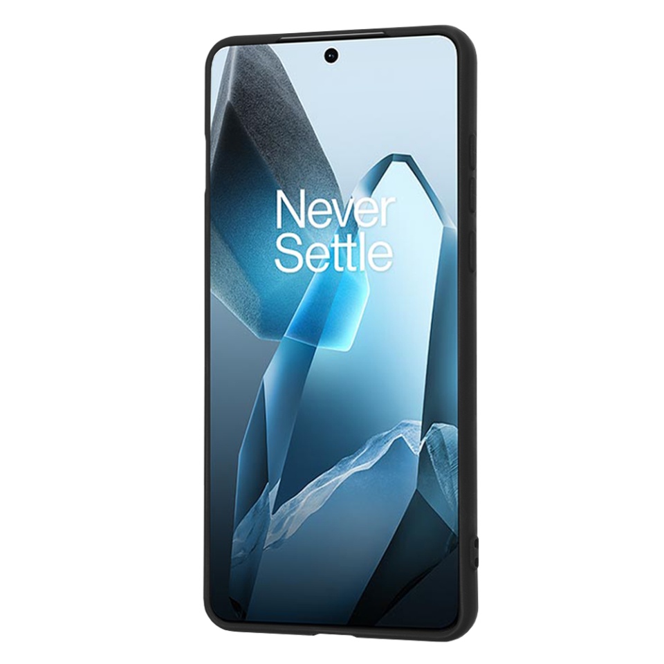 Husa pentru OnePlus 13 din Silicon Catifelat, Protectie Premium, SoftElegance - Negru - 1 | YEO