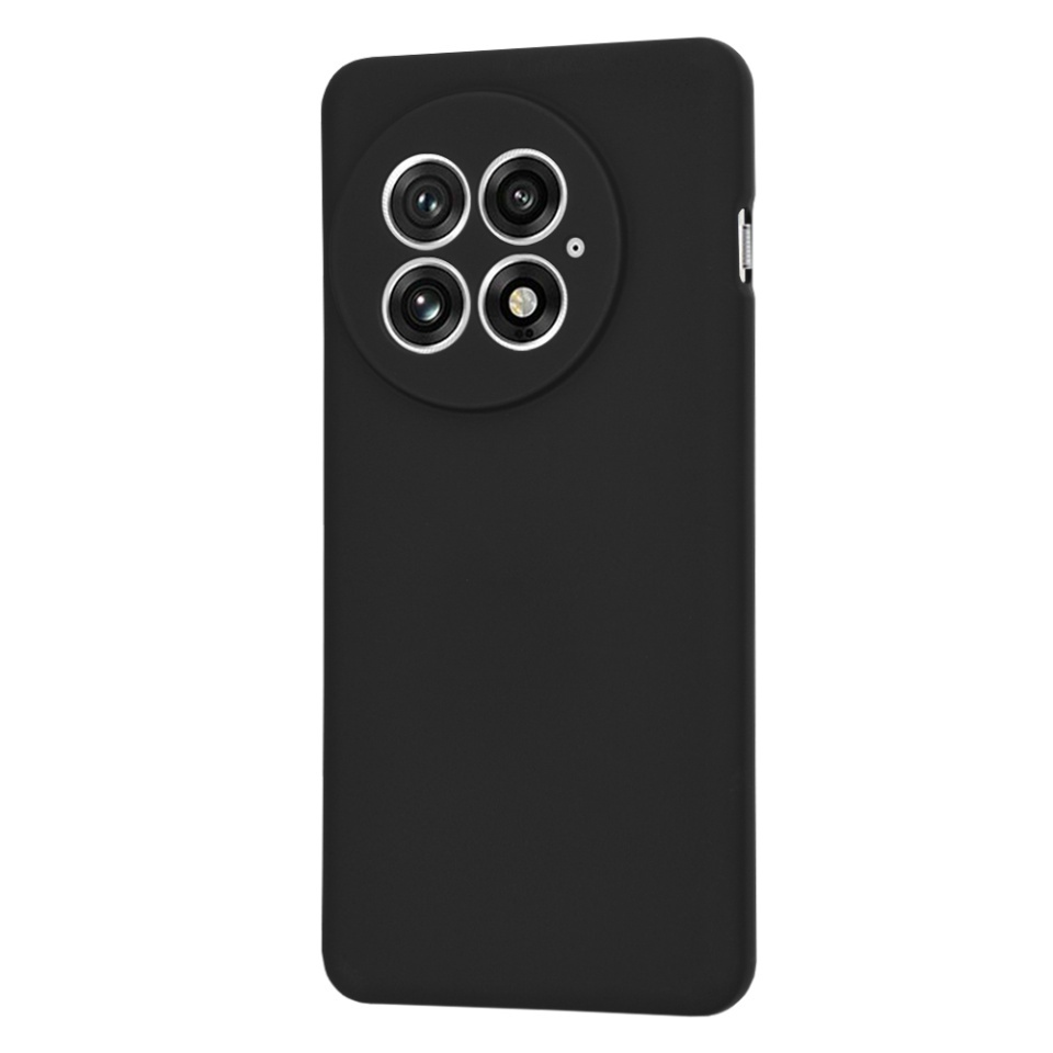 Husa pentru OnePlus 13, SKYDDAR INNOVATION, din Silicon Catifelat, SoftElegance, set cu sticker, Negru - 2 | YEO
