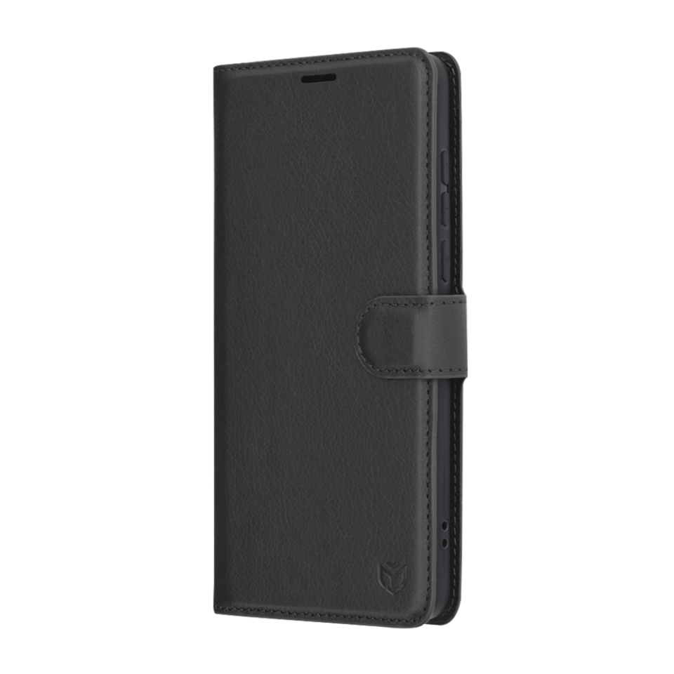 Husa pentru OnePlus 13, SKYDDAR INNOVATION, Leather Folio tip Carte, cu Portofel Interior, Finisaje Premium, set cu sticker, Negru - 3 | YEO