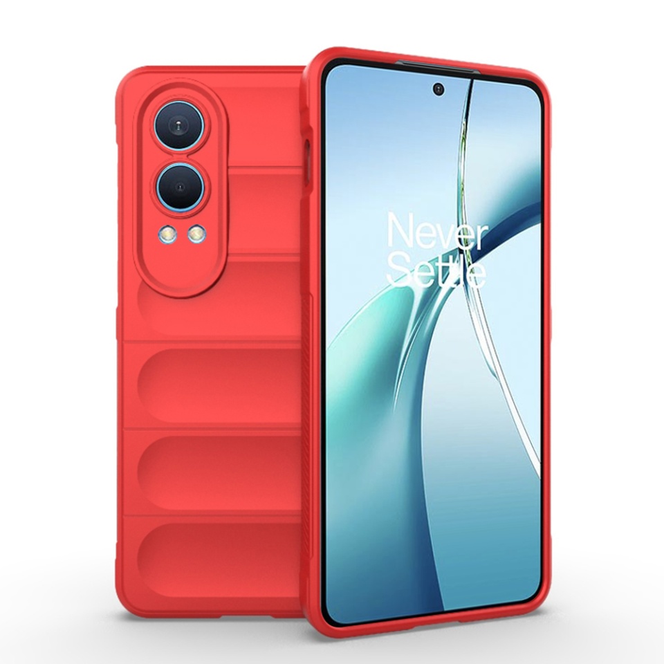 Husa pentru OnePlus Nord CE4 Lite eleganta, din silicon mat, SKDR Vogue - Rosu
